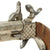 Original U.S. Civil War Era Belgian 10mm Pinfire Double Barrel Pistol with Folding Bayonet Circa 1855 - Non-Functional Original Items