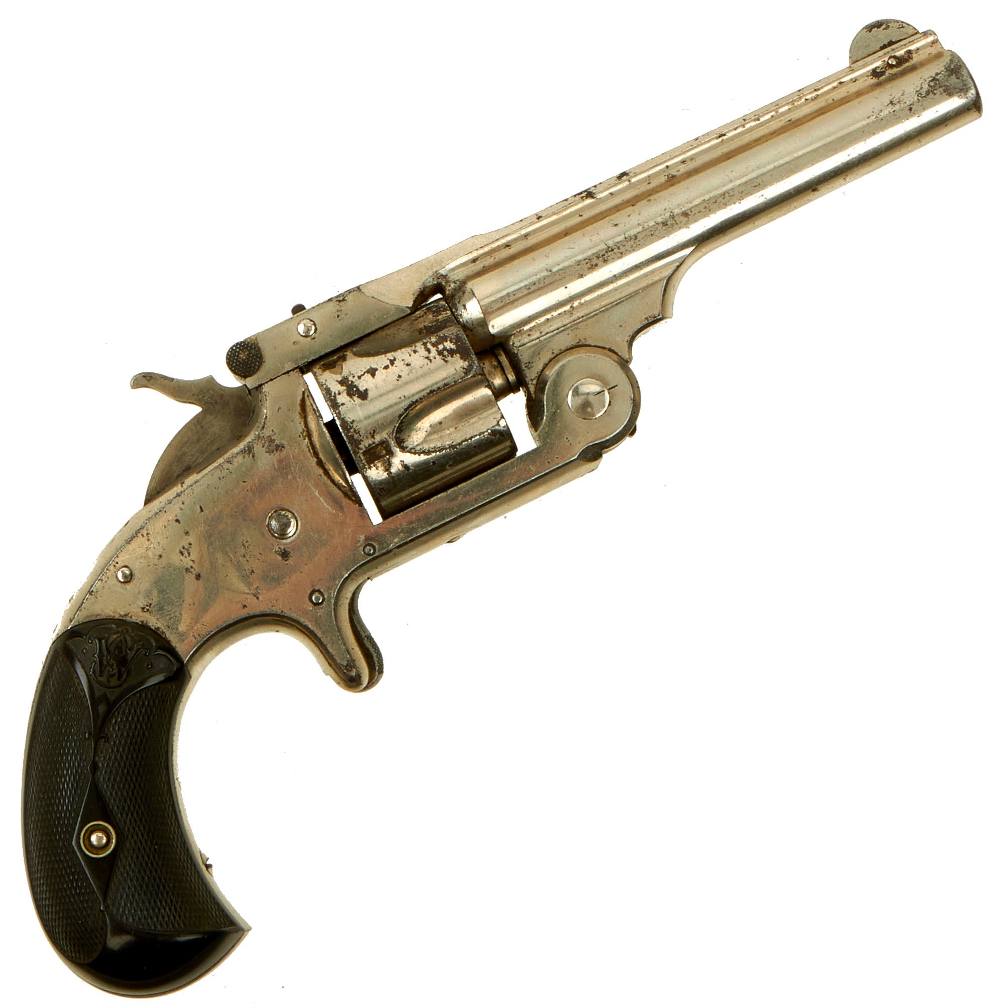 Original U.S. Smith & Wesson Nickel Plated Model 1 1/2 3rd Issue
