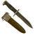 Original U.S. WWII Theater Made M1 Garand Bayonet Fighting Knife With M7 Scabbard by PAL - Dated 1942 Original Items