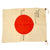 Original Japanese WWII Hand Painted Good Luck Flag with Iseyama Kotaijingu Shrine Inscription and Translation Page - 28 x 37” Original Items