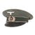 Original German WWII Army Heer Infantry EM/NCO Schirmmütze Visor Cap - Missing Sweatband & Broken Chinstrap - Size 55 Original Items