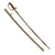 Original WWII Imperial Japanese Army Type 19 Kyu-Gunto Nickel Plated Parade Sword with Scabbard Original Items