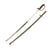 Original WWII Imperial Japanese Army Type 19 Kyu-Gunto Nickel Plated Parade Sword with Scabbard Original Items