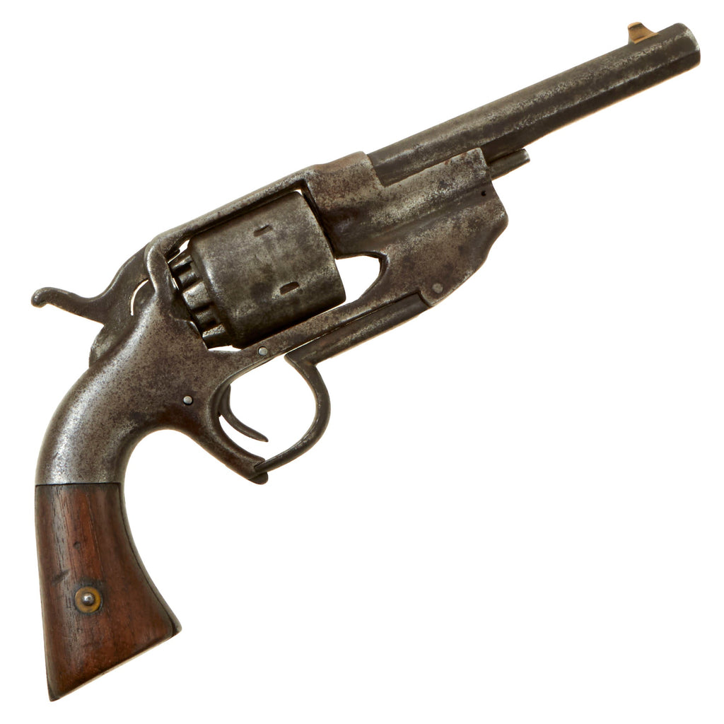 Original U.S. Civil War Allen & Wheelock .36cal Navy Center Hammer Percussion Revolver Serial 45 - Circa 1860 Original Items