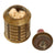 Original Japanese WWII Type 97 Inert Fragmentation Hand Grenade Converted to Victory Lighter with Cover - Body Stuffed with Wick Original Items