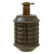 Original Japanese WWII Type 97 Inert Fragmentation Hand Grenade with Fuse Housing - Dated 1938 Original Items