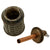 Original Japanese WWII Type 97 Inert Fragmentation Hand Grenade with Fuse Housing - Dated 1938 Original Items