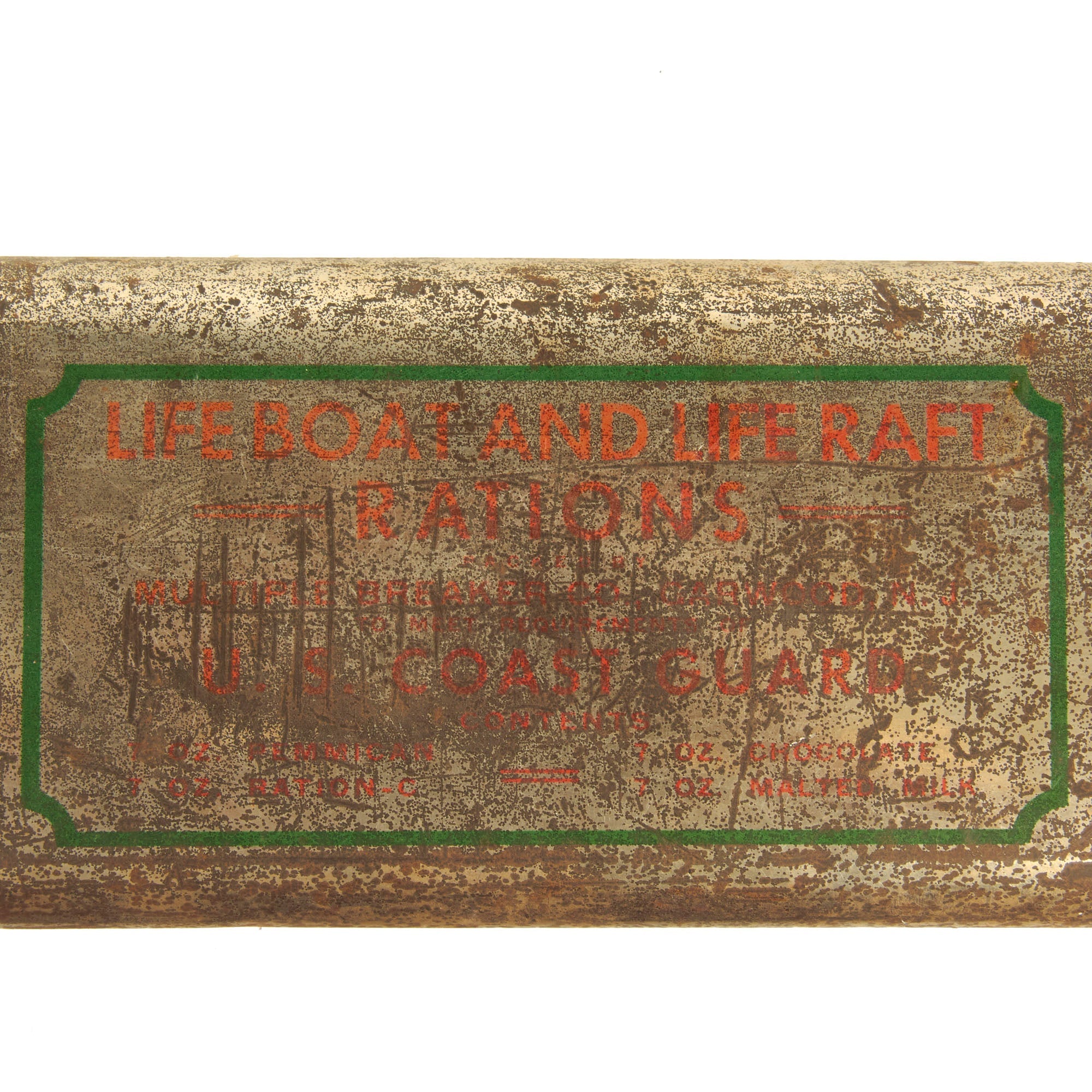 Life Boat Ration Original U.S. WWII US Coast Guard Lifeboat and Liferaft Unopened Ratio ...