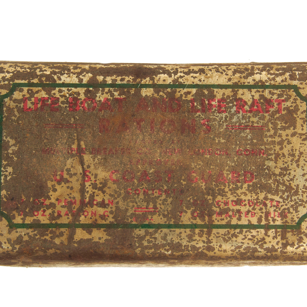 Lifeboat Ration Packs Original U.S. WWII US Coast Guard Lifeboat and Liferaft Unopened Ratio ...