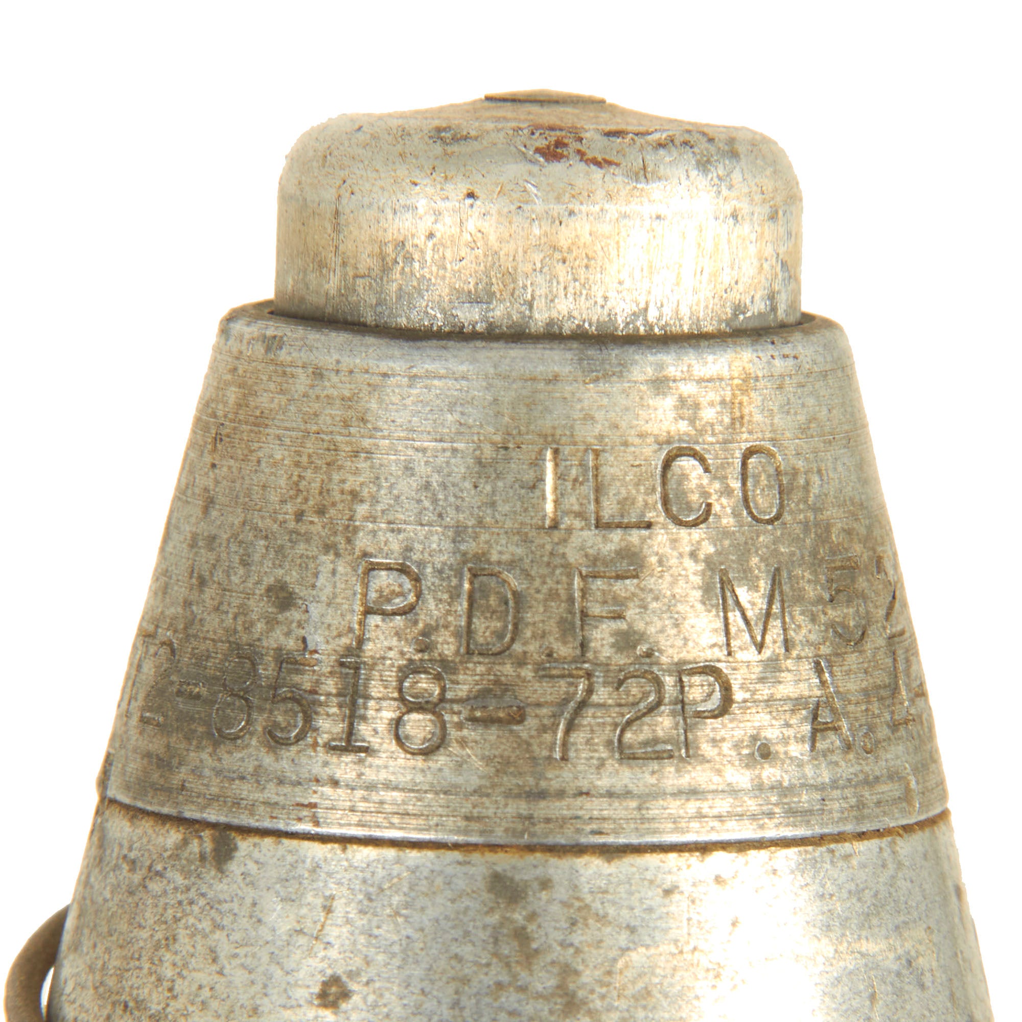 Pd Fuze Original U.S. WWII INERT 81mm M43A1 HE Mortar Round With M52 PD Fuze ...