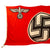 Original German WWII NSDAP Kriegsmarine Marked Large State Service Flag 200cm x 335cm - Reichsdienstflagge Original Items