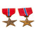 Original U.S. WWII Purple Heart & Bronze Star Medal Lot Including Engraved Bronze Star to Albert W. Hughes Jr. - 5 Medals Total Original Items
