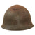 Original Japanese WWII Type 90 Army Relic Helmet with Intact Star - No Liner or Chinstrap - Tetsubo Original Items