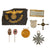Original German WWII Award and Insignia Grouping with War Merit Cross KvKII & RBD Patch - 8 Items Original Items