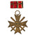 Original German WWII Award and Tinnie Grouping with KvKII with Swords, War Merit Medal, and More - 6 Items Original Items