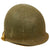 Original U.S. WWII Early 1943 M1 McCord Front Seam Fixed Bale Helmet with Firestone Liner Original Items