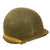 Original U.S. WWII Early 1943 M1 McCord Front Seam Fixed Bale Helmet with Firestone Liner Original Items