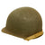 Original U.S. WWII Early 1943 M1 McCord Front Seam Fixed Bale Helmet with Firestone Liner Original Items