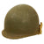 Original U.S. WWII Early 1943 M1 McCord Front Seam Fixed Bale Helmet with Firestone Liner Original Items