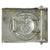 Original German WWII Service Used Belt Buckle Grouping with NSDAP Leader, HJ, and SA Buckles - 3 Items Original Items