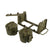 Original German MG 34 / 42 Basket Belt Carriers with Belt & Feed Strip in 1943 Dated Transport Frame - Post War Painted Original Items