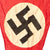 Original German WWII USGI Captured and Dated Large NSDAP Political National Pennant Flag - 24" x 53" Original Items