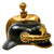 Original Imperial German Pre WWI Grand Duchy of Baden Fire Brigade Officer's Leather Pickelhaube Helmet Original Items