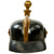 Original Imperial German Pre WWI Grand Duchy of Baden Fire Brigade Officer's Leather Pickelhaube Helmet Original Items