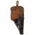 Original German WWII Walther P38 Black Leather Softshell Holster by Hans Römer - Pistole 38 Original Items
