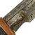 Original U.S. WWII Era “Egonomic Handle” Theater Made Fighting Knife Constructed From Sword With Leather Scabbard Original Items