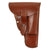 Original German WWII Police Sauer Model 38H Brown Leather Holster by Schambach & Co. of Berlin - Dated 1941