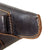 Original German WWII Walther P38 Black Leather Softshell Holster - Unmarked Original Items