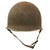 Original U.S. WWII 1943 McCord M1 Front Seam Fixed Bale Helmet with Marine Named Firestone Liner - Roy F. Ricker Original Items
