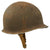 Original U.S. WWII 1943 McCord M1 Front Seam Fixed Bale Helmet with Marine Named Firestone Liner - Roy F. Ricker Original Items