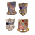 Original U.S. WWII Airborne Patch & Insignia Lot - Sterling Parachute Wings & Sweetheart Pieces - 24 Items Total