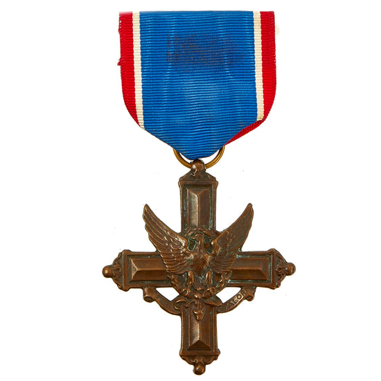 Original U.S. Post WWII Era Unmarked Distinguished Service Cross Medal With Crimp Brooch Original Items