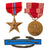 Original U.S. WWII - Korean War Era Medal & Insignia Lot - Two Medal Bars Original Items