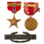 Original U.S. WWII - Korean War Era Medal & Insignia Lot - Two Medal Bars Original Items