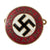 Original German WWII NSDAP Party Enamel Membership Badge Pin by Rudolf Reiling of Pforzheim - RZM M1/25 Original Items