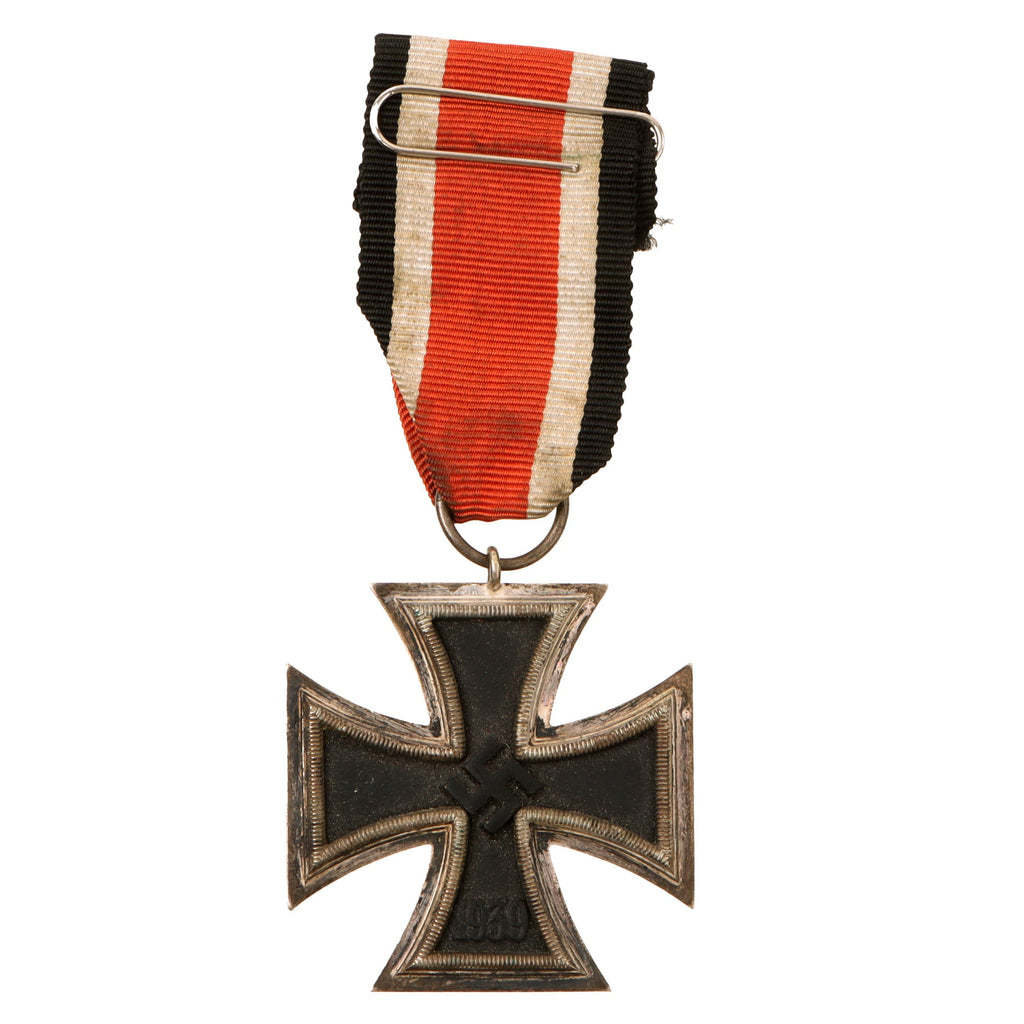 Original German WWII Wehrmacht Iron Cross 2nd Class 1939 with Ribbon - Unmarked - EKII Original Items