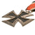 Original German WWII Wehrmacht Iron Cross 2nd Class 1939 with Ribbon - Unmarked - EKII Original Items