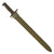 Original U.S. WWI M1905 Springfield 16 inch Rifle Bayonet Marked S.A. with WWII M3 USN Scabbard - Dated 1918 Original Items