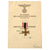 Original German WWII War Merit Cross 2nd Class with Named Award Document - KvKII Original Items