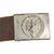 Original German WWII HJ Knife Belt with Steel Buckle by Paul Cramer & Co. & Custom "Boot Knife" - RZM M4/44 Original Items