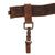 Original German WWII HJ Knife Belt with Steel Buckle by Paul Cramer & Co. & Custom "Boot Knife" - RZM M4/44 Original Items