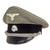 Original Rare German WWII Waffen SS Officer's Schirmmütze Visor Cap marked Deutsche Facharbeit - Schutzstaffel Original Items