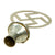 Original German WWII NSDAP National Socialist Party Plated Steel Flag Pole Finial Original Items