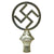 Original German WWII NSDAP National Socialist Party Plated Steel Flag Pole Finial Original Items