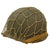 Original U.S. WWII Named M1 Front Seam Fixed Bale Helmet with Westinghouse Liner & Helmet Net Original Items