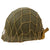 Original U.S. WWII Named M1 Front Seam Fixed Bale Helmet with Westinghouse Liner & Helmet Net Original Items